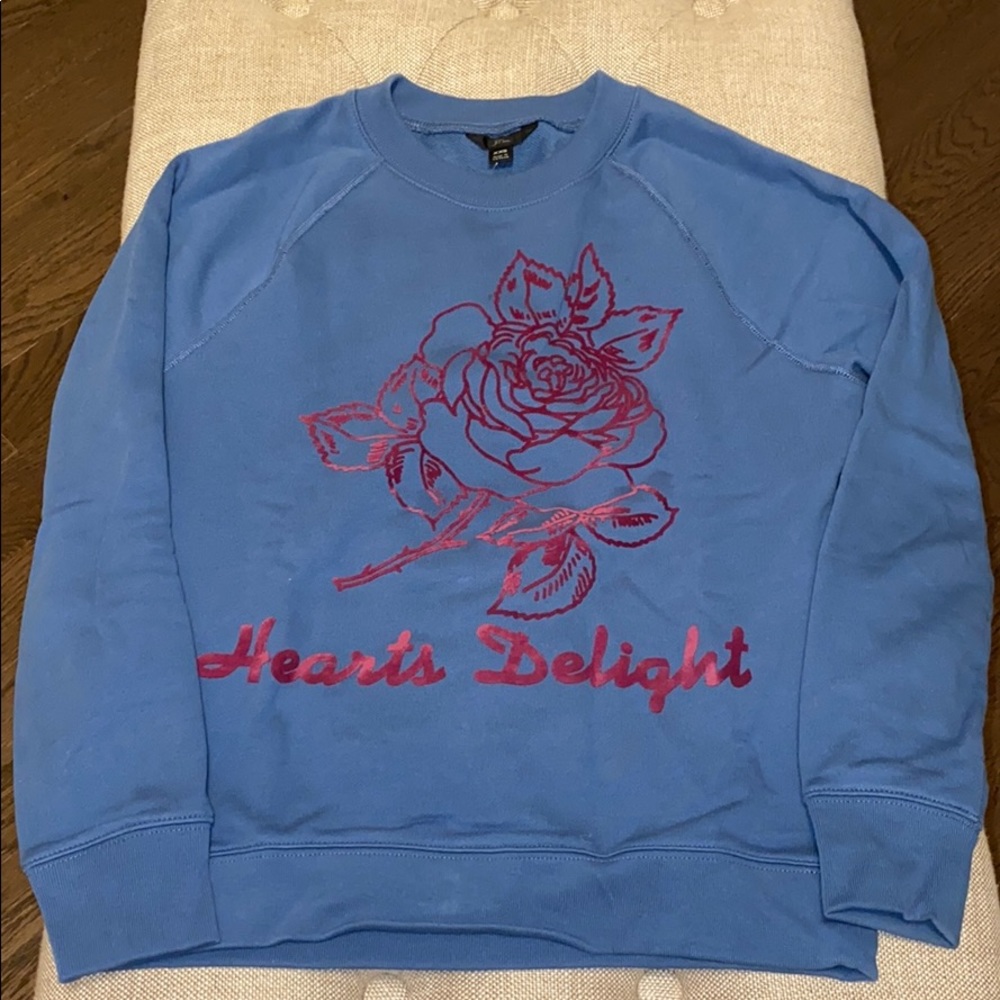 NWT! JCrew French Terry sweatshirt